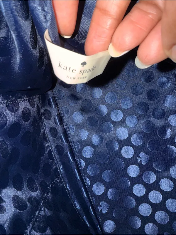 Kate Spade Francis Lott Street Tote Azure/Navy Blue - Image 12