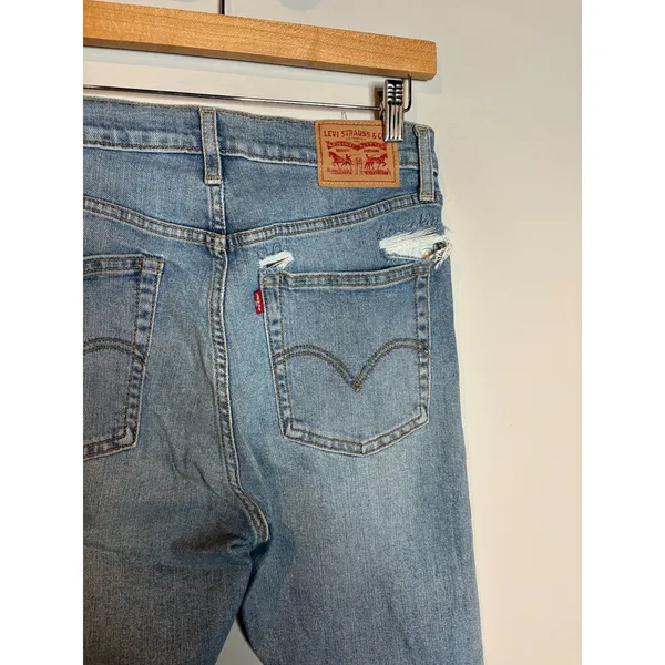Levi's distressed Wedgie Skinny jeans - Image 4