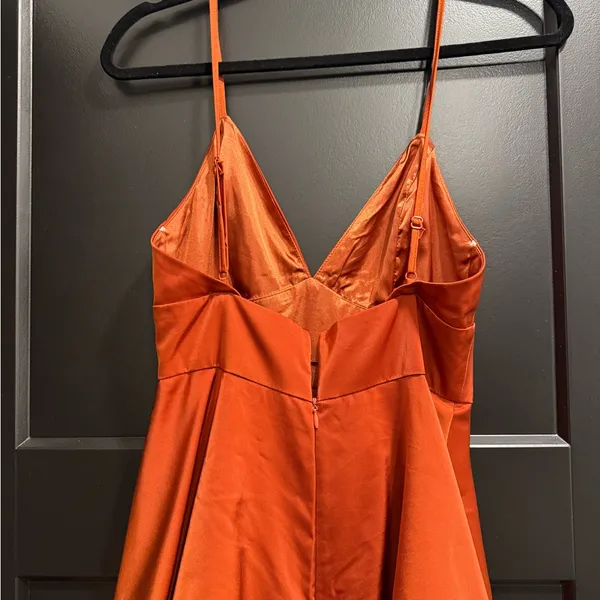 Lulu's Terracotta High Low Dress - Image 3