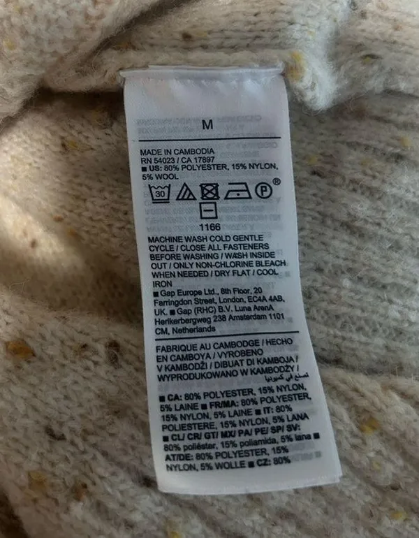Old Navy Womens Speckled Button-Front Cable-Knit Sweater - Image 5
