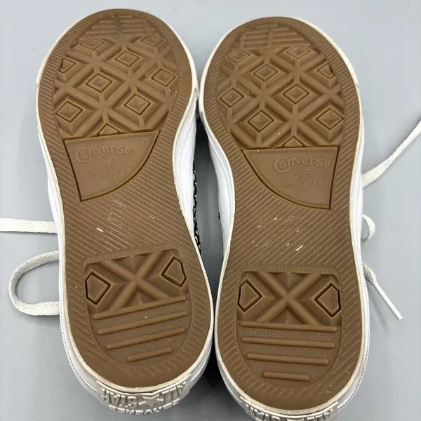 Converse with Lunaron Black White Low Top Women's Sneakers‎ 6 - Image 9