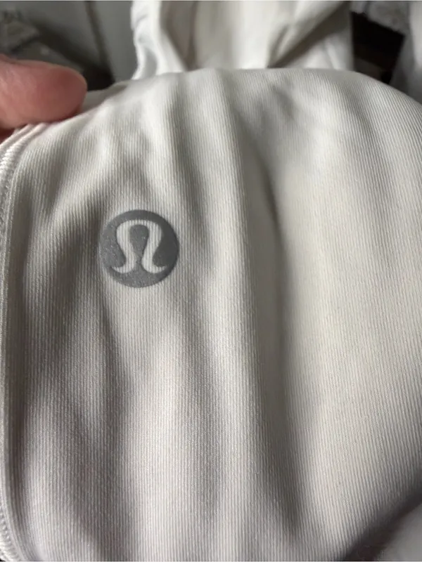 Lululemon Speed Up Tight 28" White Running Leggings Size 4 - Image 3