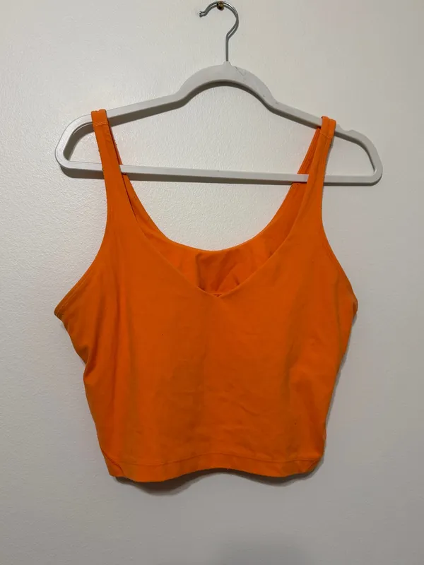 Lululemon Align Tank Size 14 Orange - Image 2