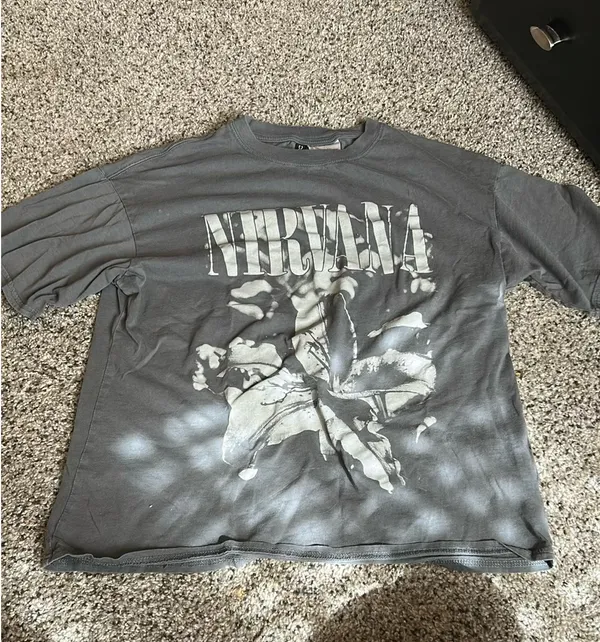 Grey Nirvana H&M Sweatshirt XXS - Image 2