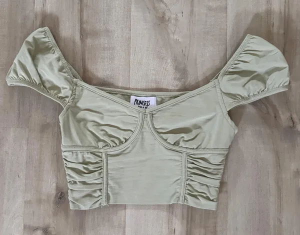Princess Polly Karla Top Sage - Image 2