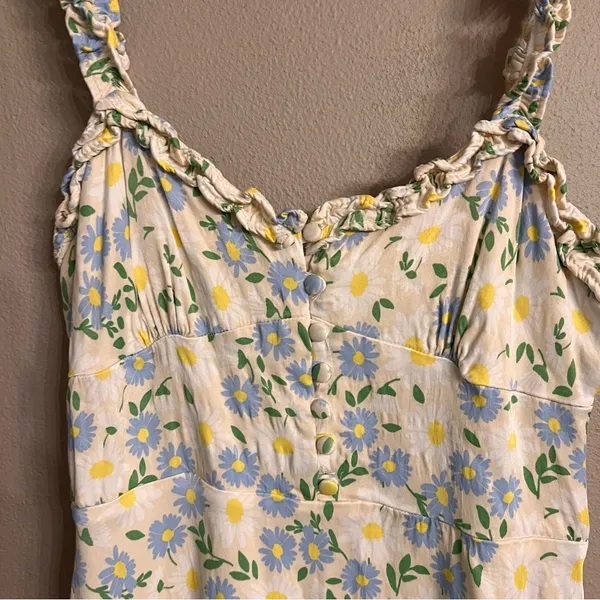 ZARA Satin Effect‎ Print Dress - Image 4
