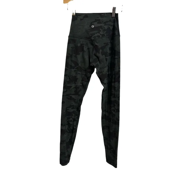 Lululemon Align Pant *Full Length 28" Incognito Camo‎ Multi Gator Green size 4 - Image 6