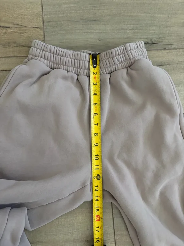 COMFRT Travel Essentials Oversized Unisex Jogger Fleece Sweatpants Bark Small - Image 8