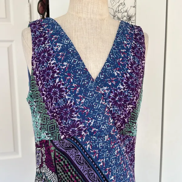 Y2k Whimsigoth midi dress Purple Size 12 - Image 13