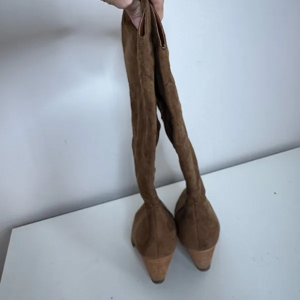 MI.IM Bohemian Western Tall Slouch Womens Camel Boots 10 - Image 4