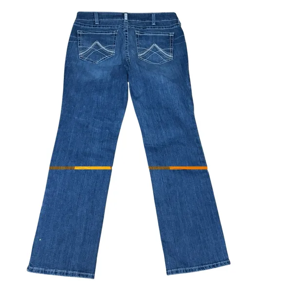 Ariat R.E.A.L. Rainstorm Jeans Womens 33R Medium Wash Straight Leg AW65301 - Image 4