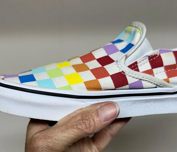 Vans Multicolor Checkered Slip-On Sneakers women’s 7.0 men’s 5.5 - Image 9