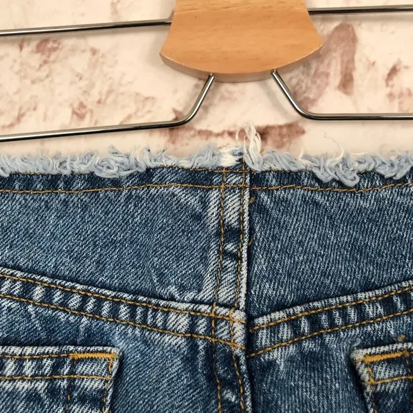 Vintage Tommy Jeans Frayed WB Hipster‎ Flare Jeans - Image 7