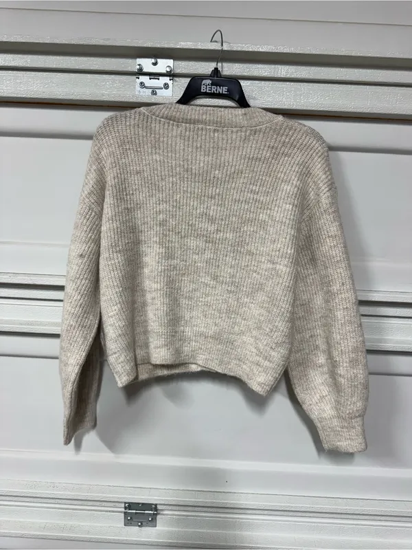 Altar’d State Norris Long Sleeve Cardigan Oatmeal Small New Cable Knit - Image 5