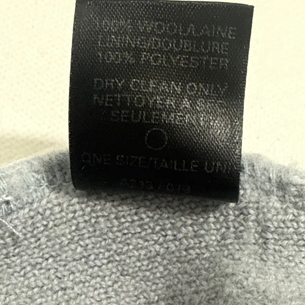 The North Face 100% Wool Blue Stripe Ski Hike Outdoor Warm Beanie Hat‎ Toboggan - Image 5