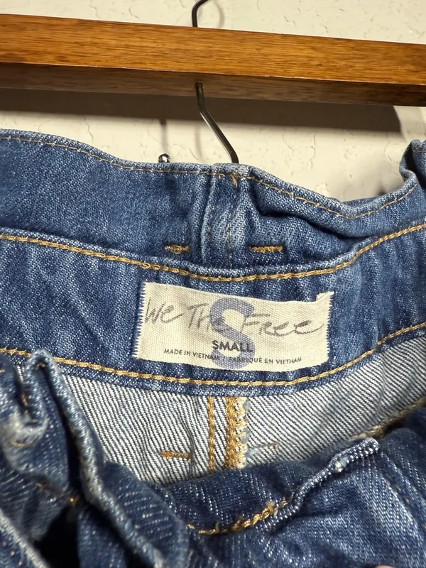 Free People We The Free See You Sometime Cut Off Shorts Size Small - Image 5