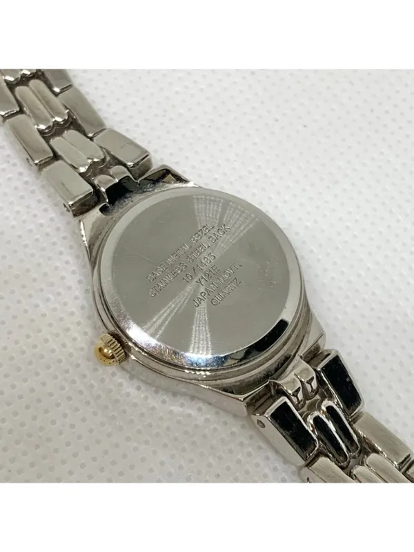 Anne Klein gold silver tone watch 23mm quartz analog adjustable links running - Image 5