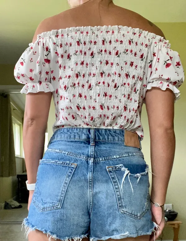 SheIn Off The Shoulder Blouse - Image 2