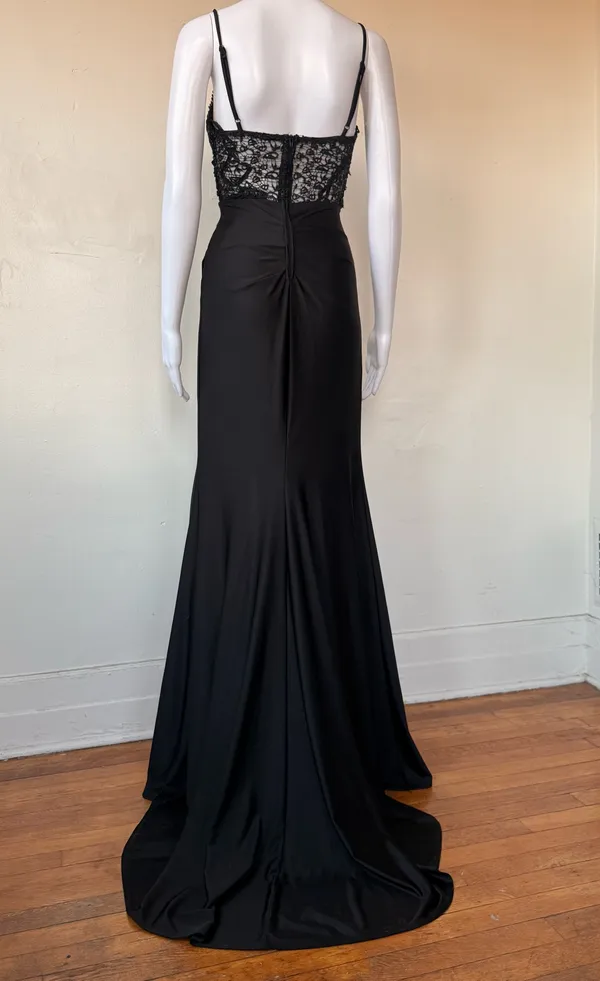 Black Lace Prom/Evening Gown - Image 6