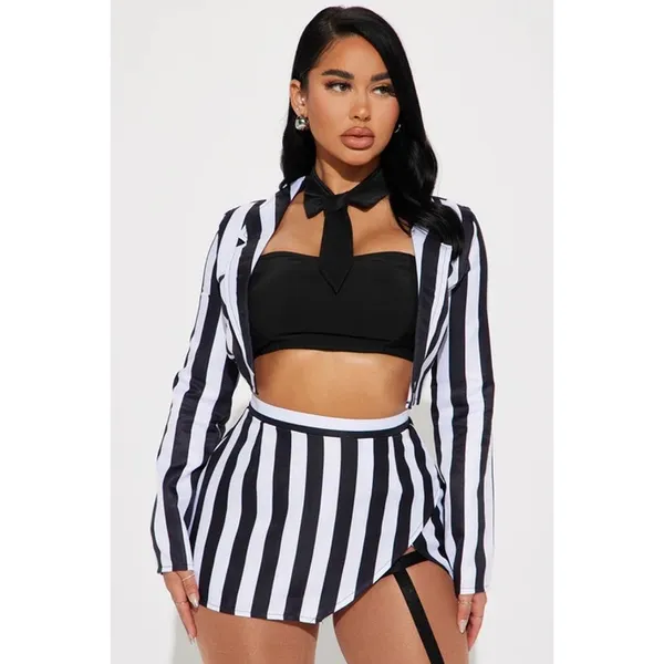 NEW Music Legs Sexy Beetlejuice Haunting Phantom Costume Size XL - Image 3