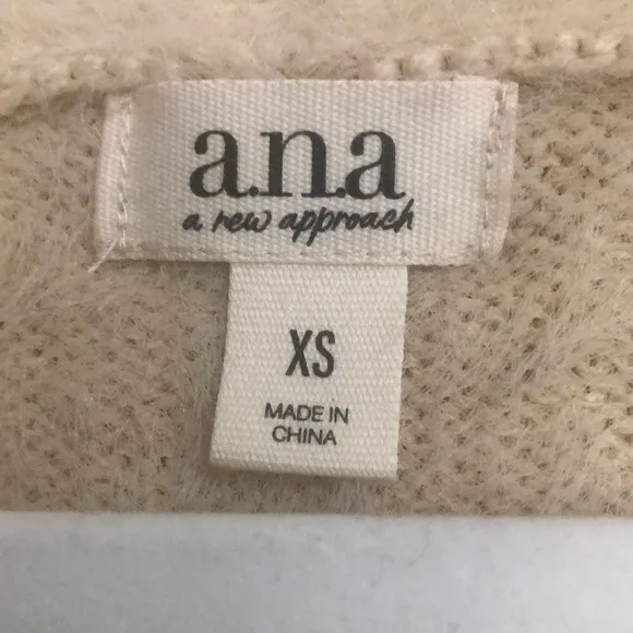 A.N.A. Size XS Oversized Open Front Cardigan - Image 6