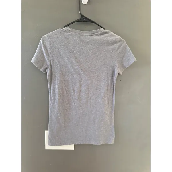 Aeropostale Classic Crew T-Shirt Womens Small‎ Gray Pink Graphic Cali 1987 Tee - Image 5