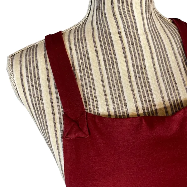 ASOS Maroon Sleeveless Crisscross Opened Back Mini Dress Women Sz 4 - Image 5