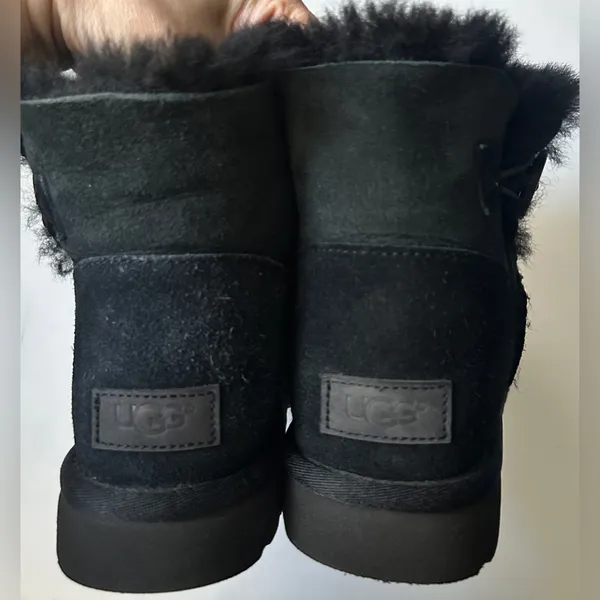 Women’s UGG Mini Bailey Black Boots 9 - Image 5