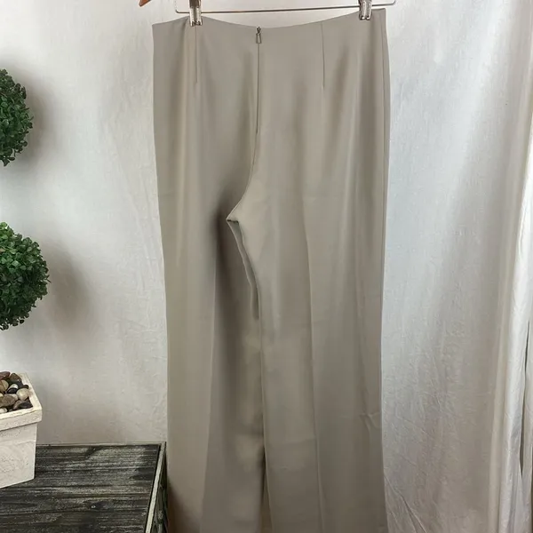 Yansi Fugel Tan Straight Leg Trouser Pants 6 - Image 4