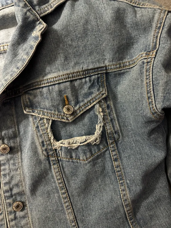 Distressed Jean Jacket - Image 5