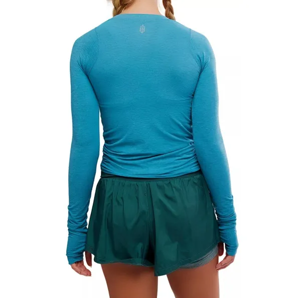 Free People Movement Women's Tempo Long Sleeve in Celestial Blue size L NWT - Image 2