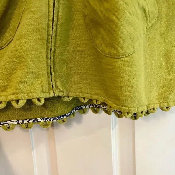 Lilka Anthropologie Green Full Zip Hoodie Jacket Small - Image 3