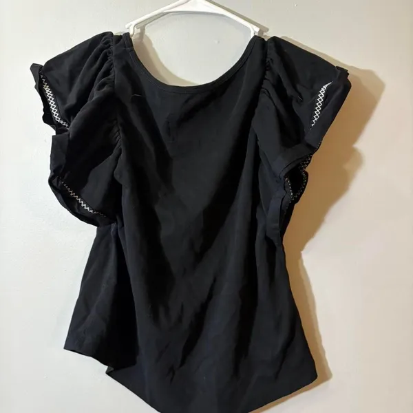 anthropologie‎ blouse black Size M - Image 3