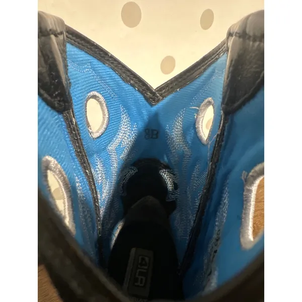 Ariat Fatbaby Heritage Dapper Steel Toe Western Work Boots Black Blue Womens 8B - Image 5