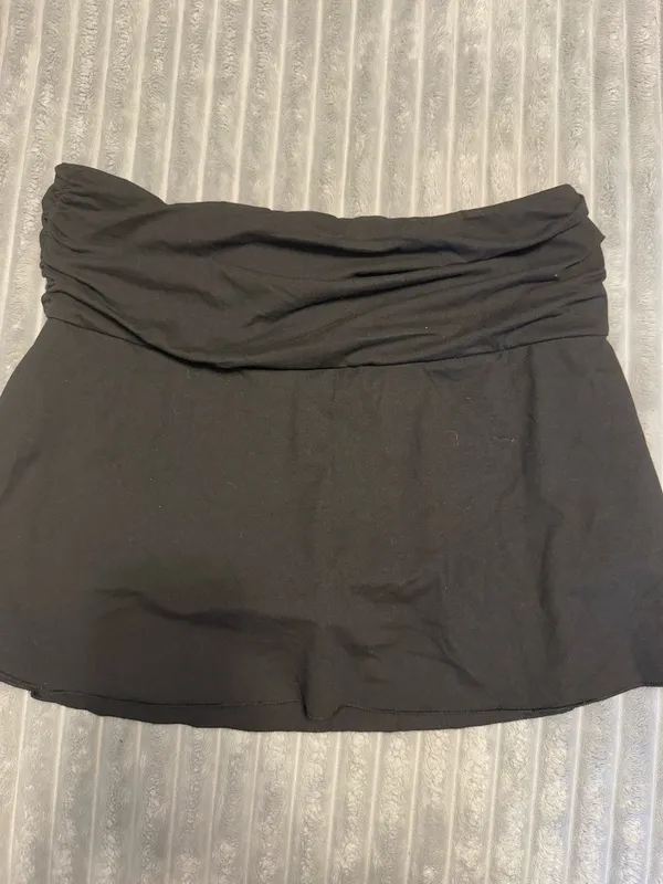 Black Tummy Control Skirt with Shorts Underneath Size XL - Image 2