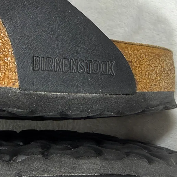 Birkenstock Gizeh Black Birko-Flor Thong Sandals Womens‎ 36 L5 Made in Germany - Image 10