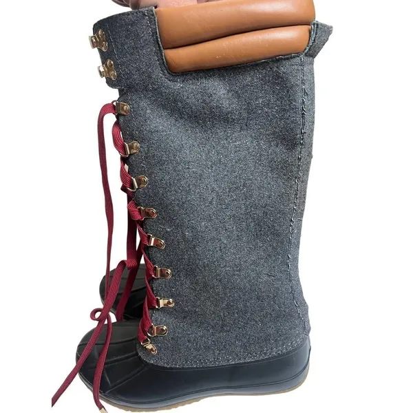 JOIE Demelza Winter Rain Boots in Charcoal Sz. 39 (US 9) - Image 8