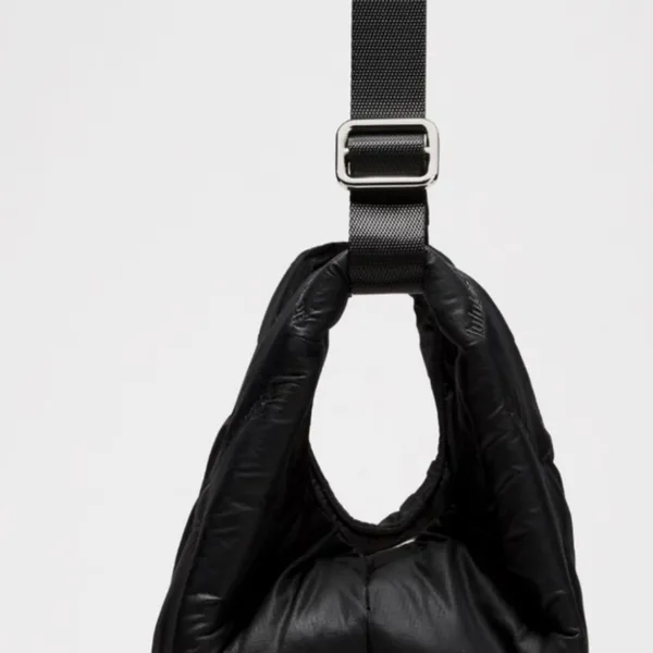 Lululemon Black Quilted Shoulder Hobo Bag - Image 11