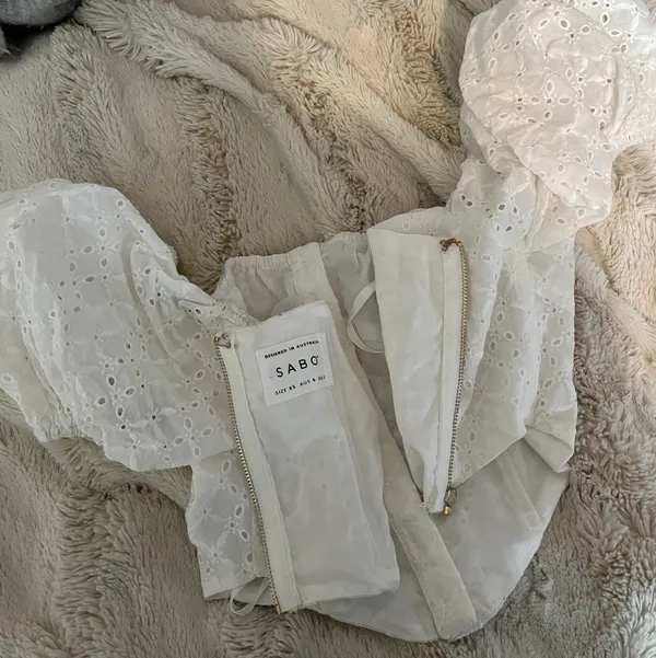 Sabo Skirt Eyelet Corset Top - Image 5