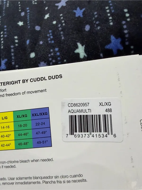 Cuddl Duds ClimateRight NWT 2 piece set crew neck and legging velour XL - Image 4