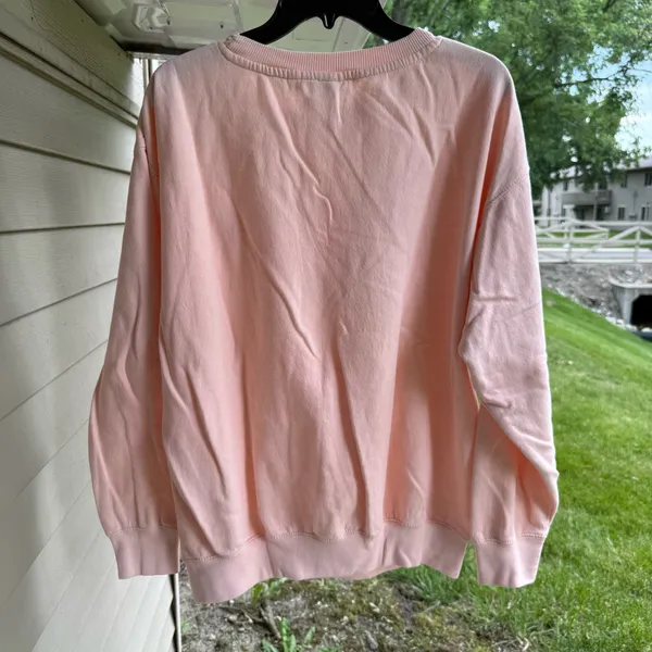 Women’s Miami Apparel Crewneck Pale Pink Sweatshirt - Image 4