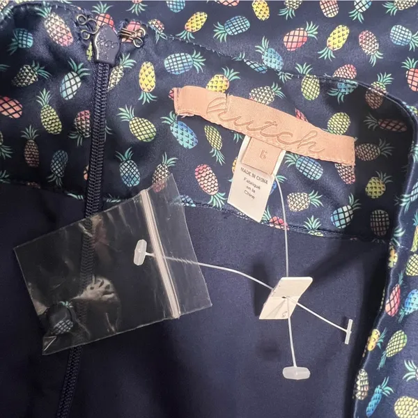 NWT Anthropologie‎ Hutch Pineapple Printed Midi Skirt Sz 6 - Image 6