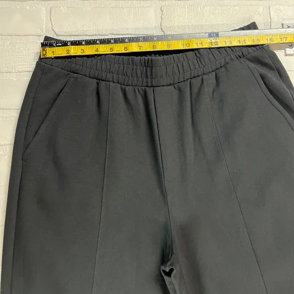 Old Navy Pants Women L Tall Black Dynamic Fleece High Rise Wide Leg Sweat Lounge - Image 12