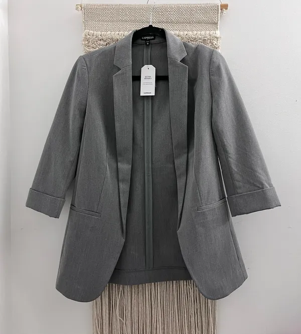 Light Gray Blazer - Image 2