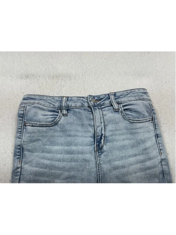 Womans Excellent American Eagle Jegging Light Wash Blue Jeans Size 10 Waist 29 - Image 3