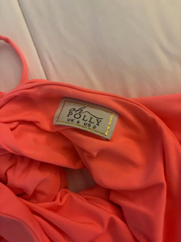 Oh Polly Hot Pink Bodycon Dress - Image 2