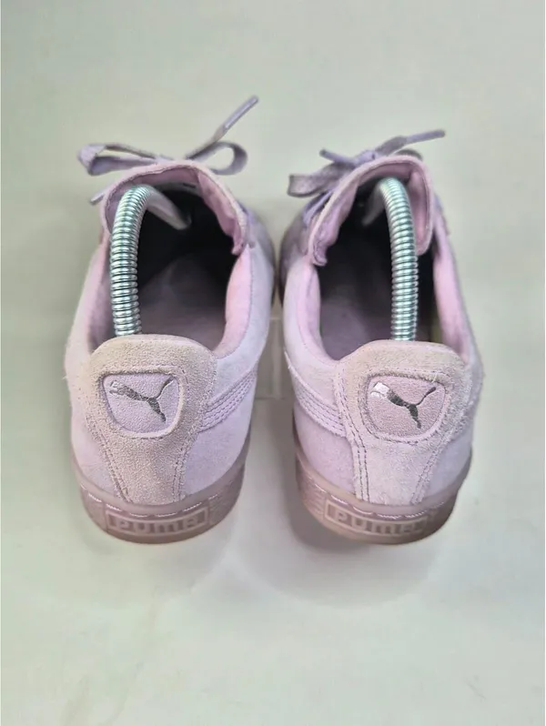 Puma Suede Womens 9 Classic Sneakers Shoes Purple Lavender - Image 5