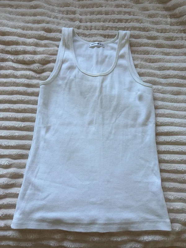 American Giant White Tank Size M - Image 2