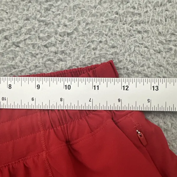Lululemon Hotty Hot Shorts Low Rise 4" Dark Red Athletic Athleisure Women's 6 - Image 7