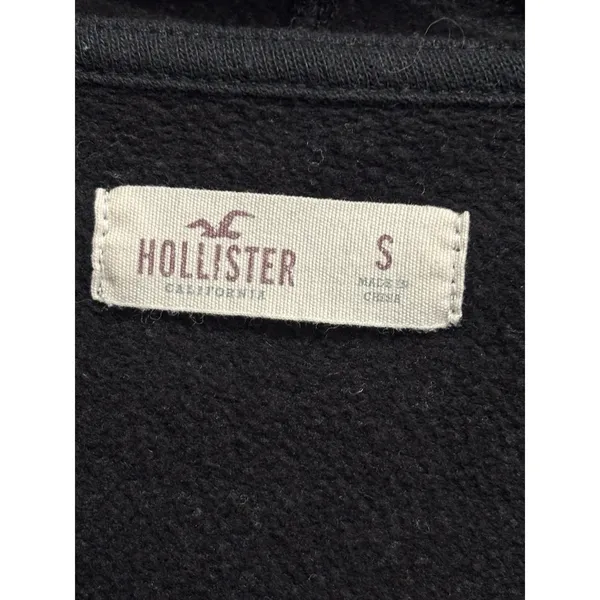 Hollister‎ Lightweight Hood Sweatshirt Size S Long Sleeve Graphic Logo Casual - Image 2